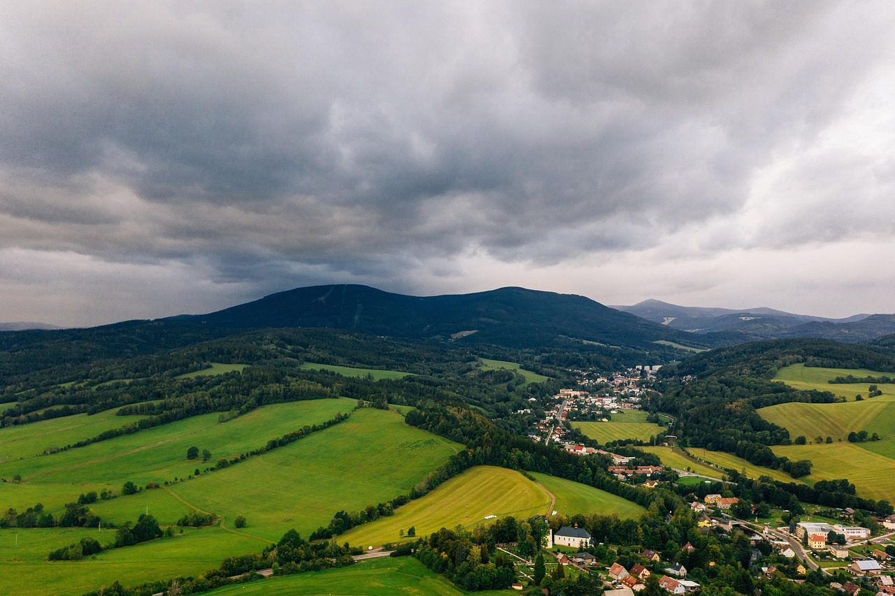 Pohled na údolí Stránky