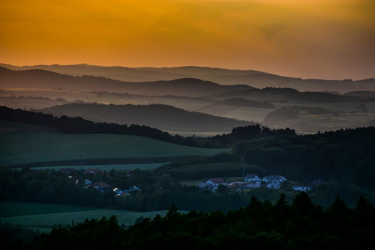 Večer nad Vysočinou